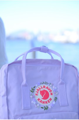 【新登場Mini Size】Fjallraven Kanken Embroidery – Rose Whisper Lavender Mini Size